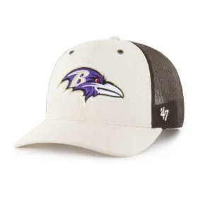 Gorra «Trucker» sin teñir de los Baltimore Ravens '47, corte holgado