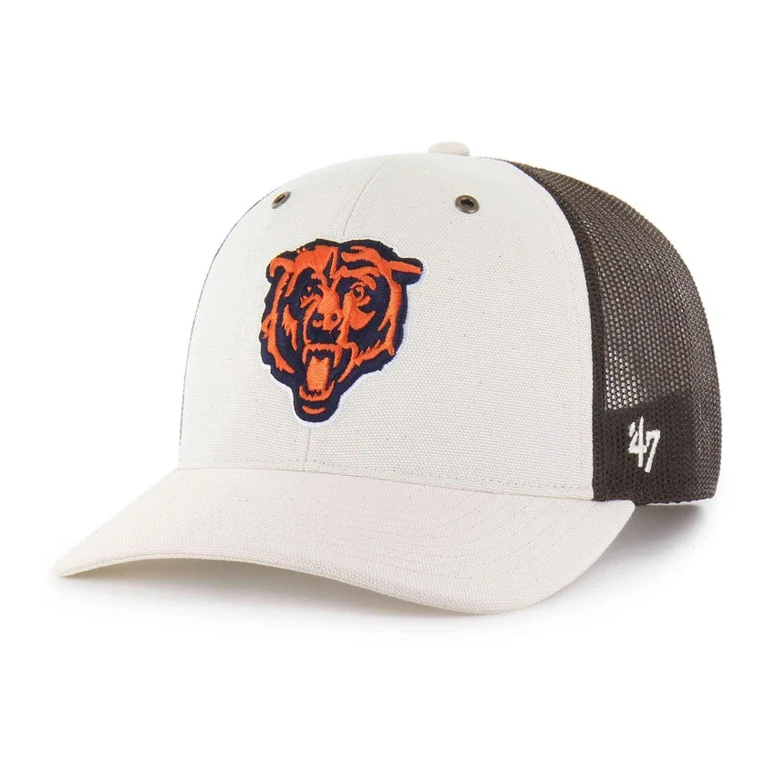 Gorra Trucker sin teñir de los Chicago Bears '47, corte holgado