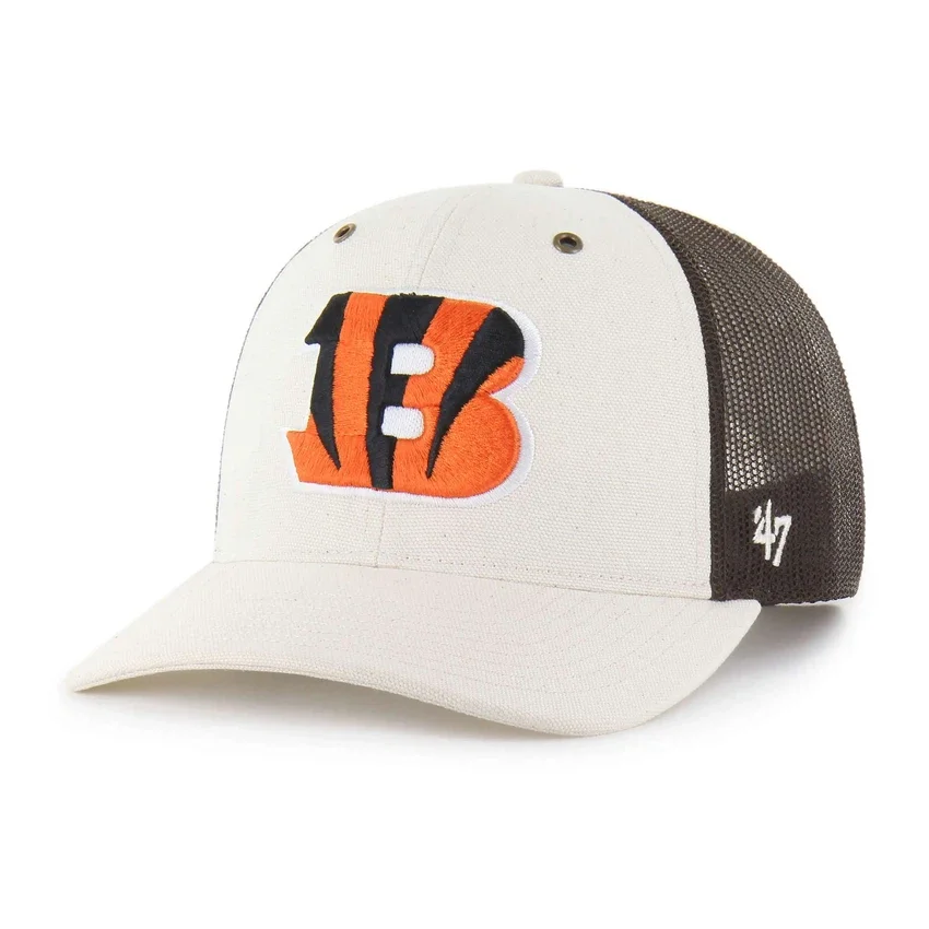Gorra Trucker sin teñir de los Cincinnati Bengals '47, corte holgado