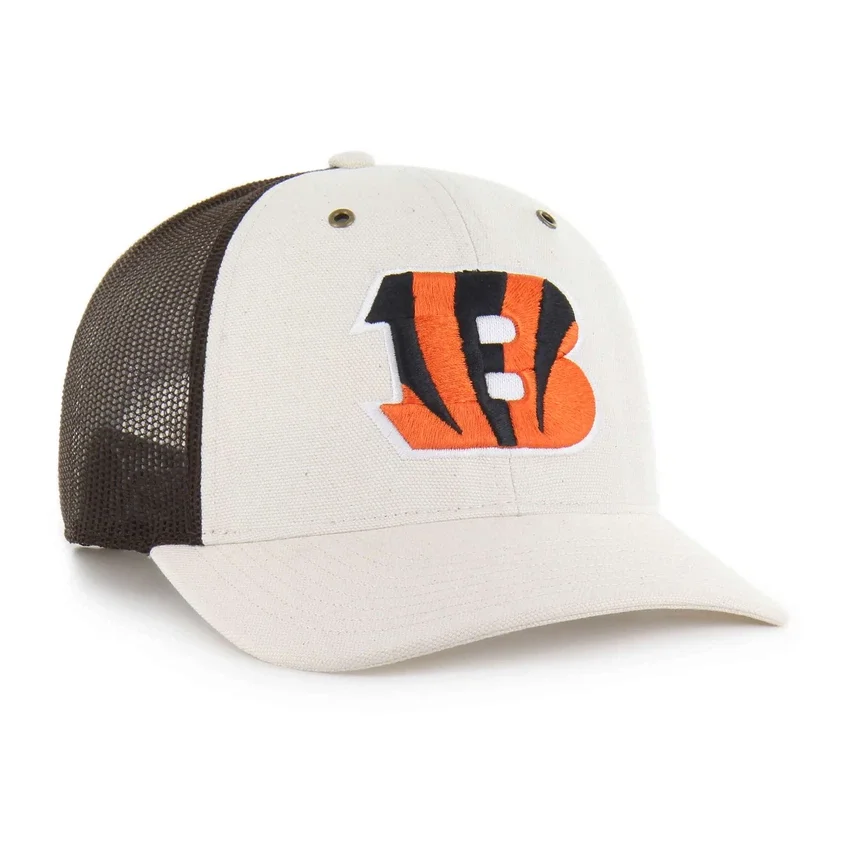 Gorra Trucker sin teñir de los Cincinnati Bengals '47, corte holgado