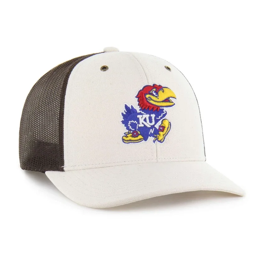 Gorra trucker sin teñir de los Jayhawks de Kansas '47
