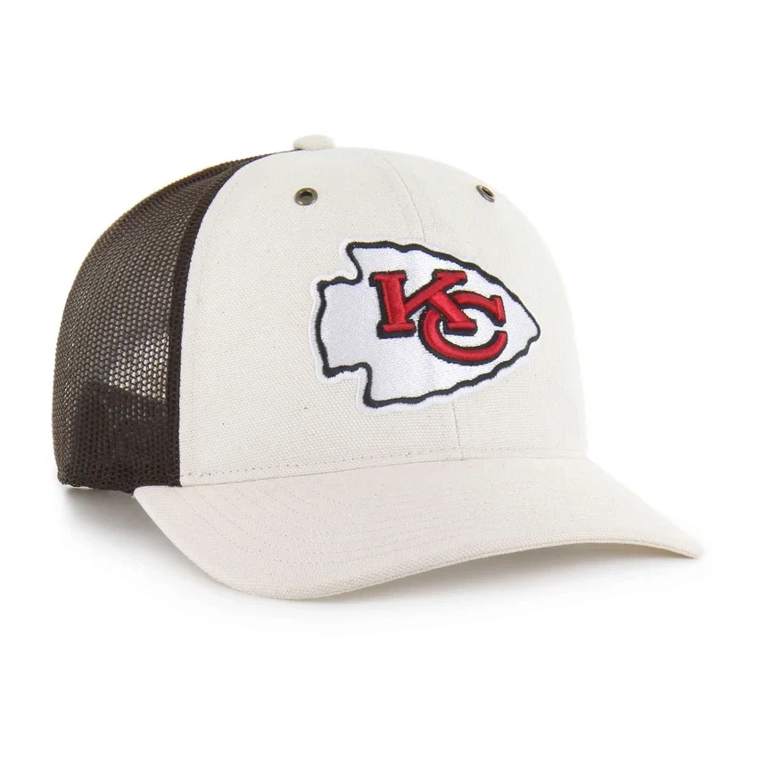 Gorra Trucker sin teñir de los Kansas City Chiefs '47, corte holgado