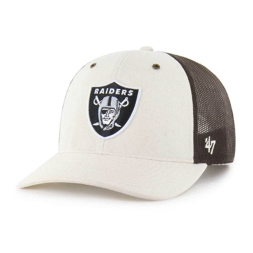 Gorra Trucker sin teñir de los Las Vegas Raiders '47, corte holgado