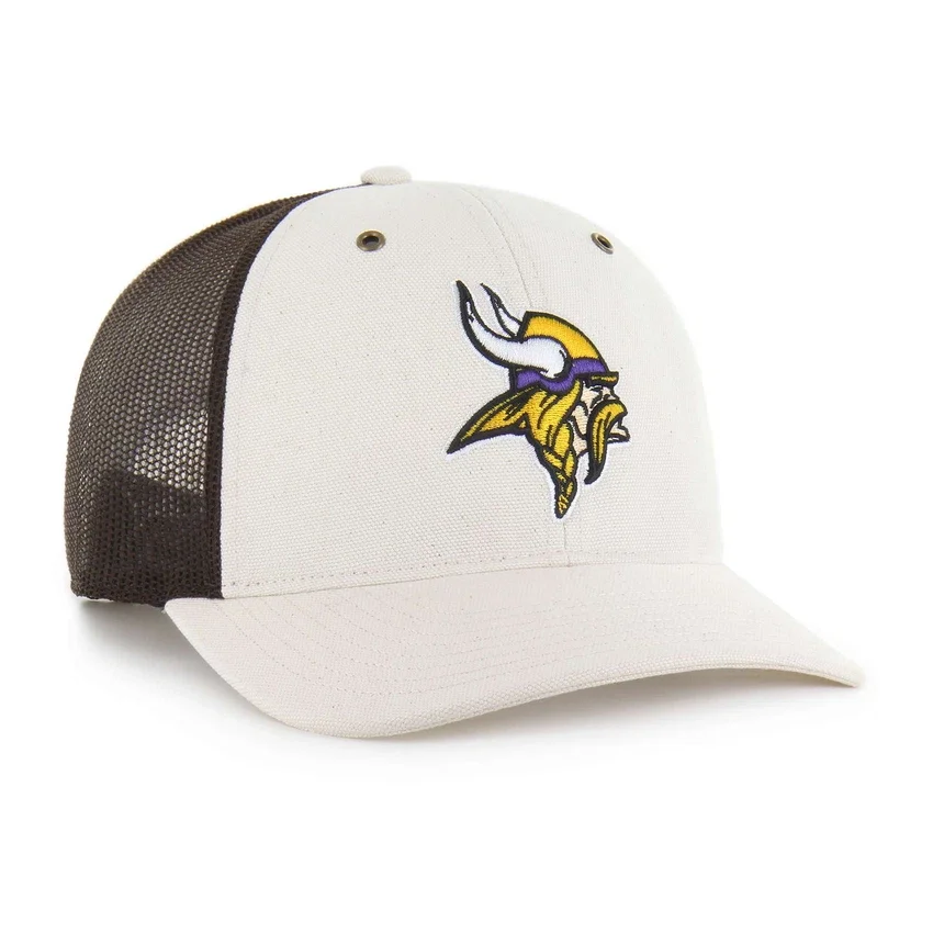 Gorra Trucker sin teñir de los Minnesota Vikings '47, corte holgado