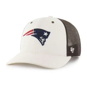 Gorra «Trucker» sin teñir de los New England Patriots '47, corte holgado