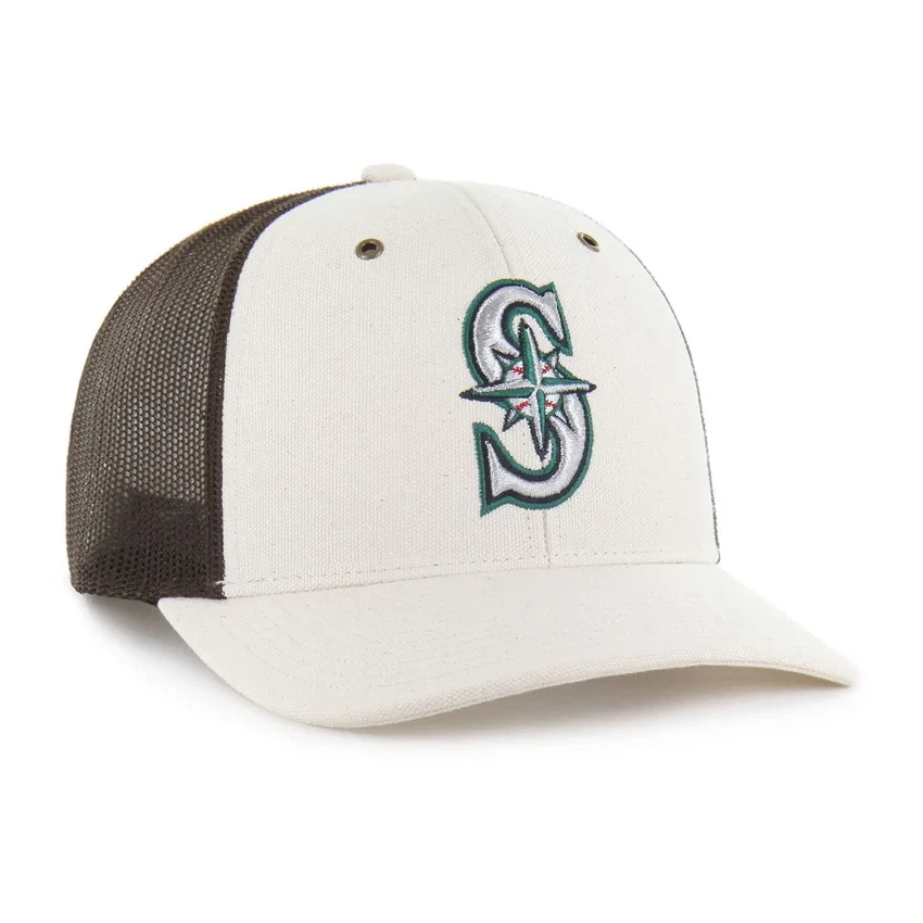 Gorra Trucker sin teñir de los Seattle Mariners '47