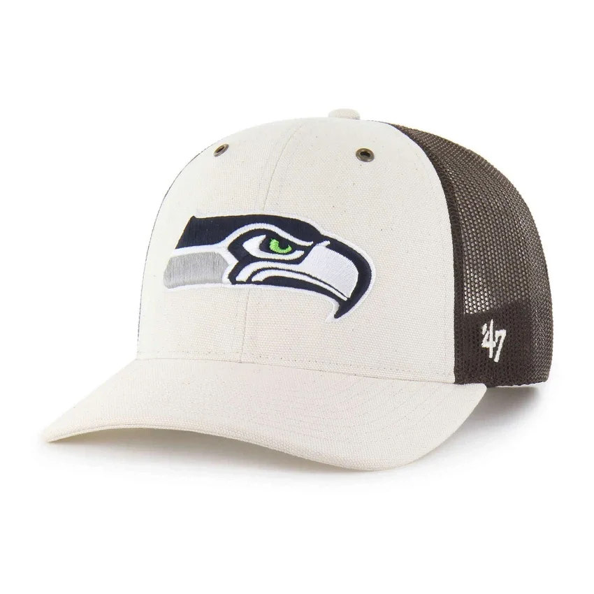 Gorra «Trucker» sin teñir de los Seattle Seahawks '47, corte holgado