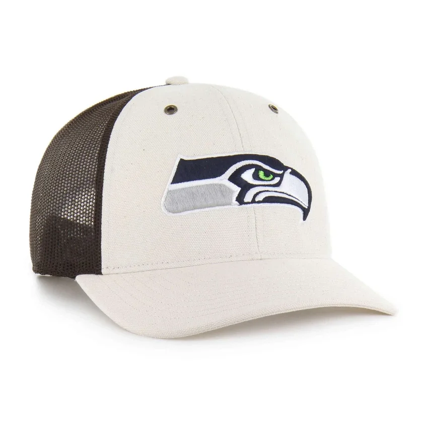 Gorra «Trucker» sin teñir de los Seattle Seahawks '47, corte holgado