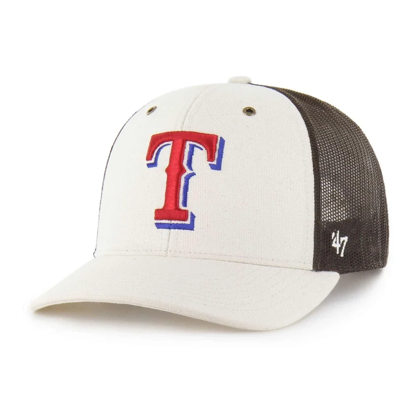 Gorra Trucker sin teñir de los Texas Rangers '47