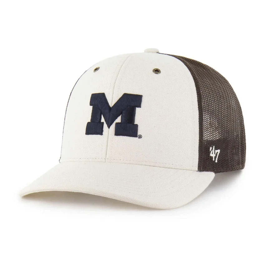 Gorra «Trucker» sin teñir de los Wolverines de Michigan, modelo '47