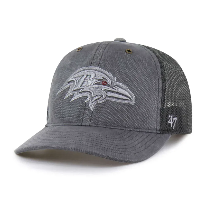 Gorra «Trucker» teñida de los Baltimore Ravens '47, corte holgado