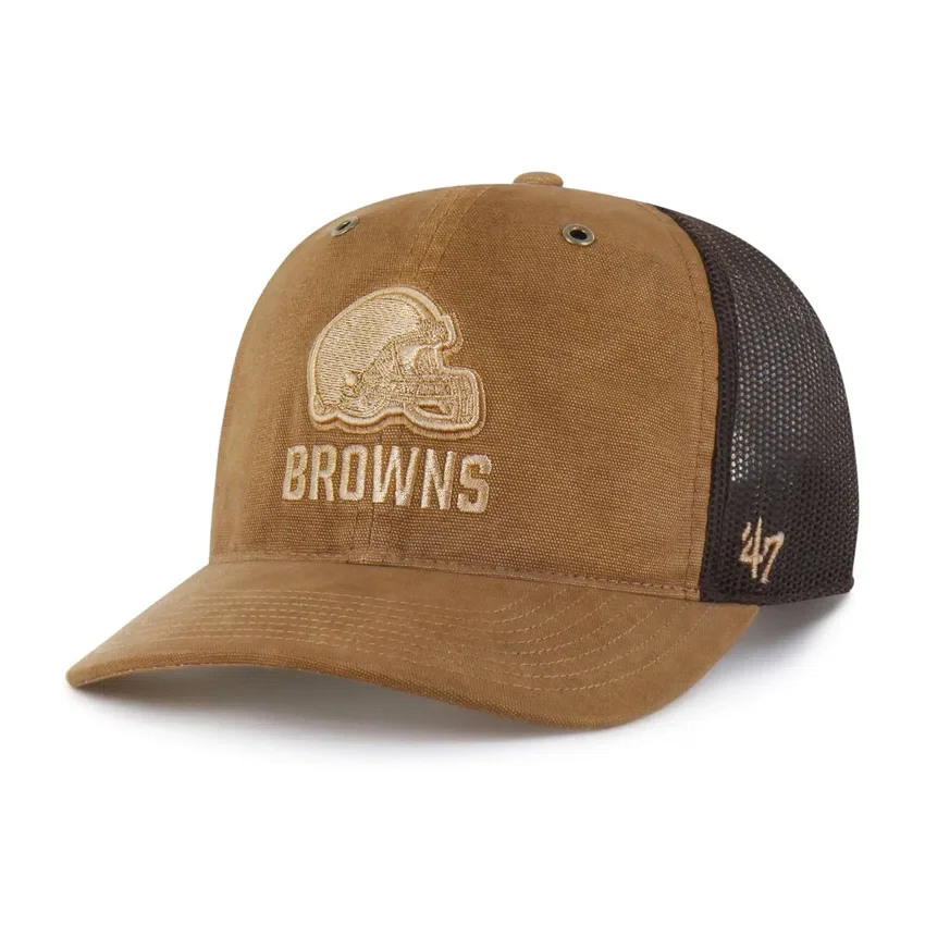 Gorra «Trucker» teñida de los Cleveland Browns '47, corte holgado