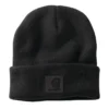 Gorro con parche a juego