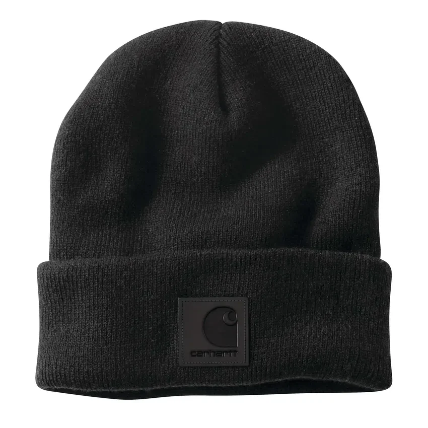Gorro con parche a juego
