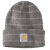 Gorro de punto acanalado para mujer