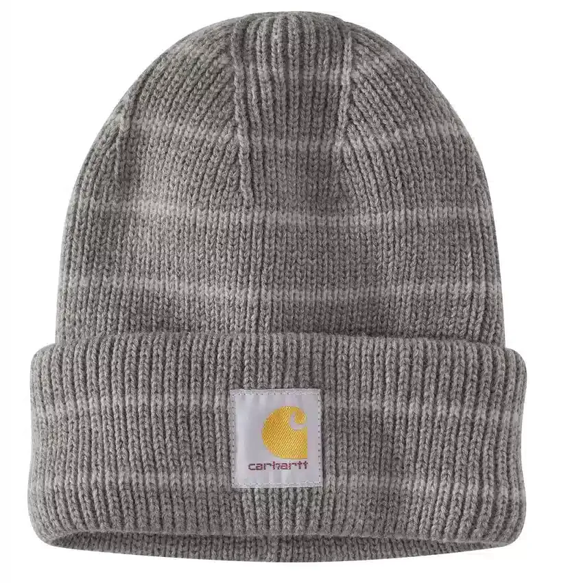 Gorro de punto acanalado para mujer