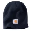 Gorro de punto con parche con el logotipo