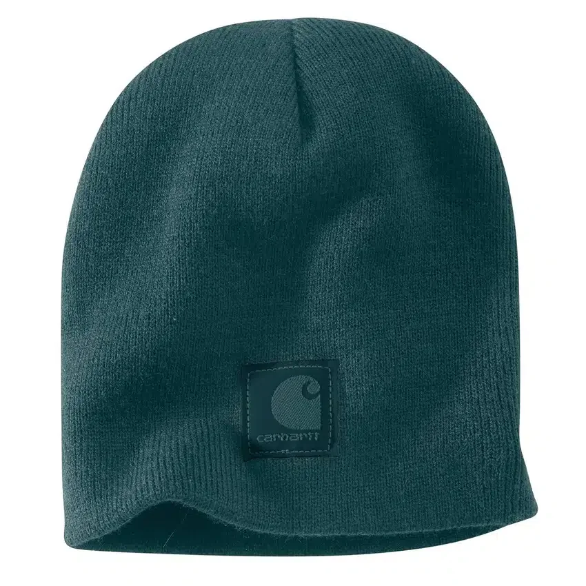Gorro de punto con parche con el logotipo