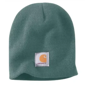 Gorro de punto con parche con el logotipo