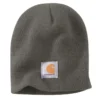 Gorro de punto con parche con el logotipo