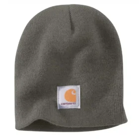Gorro de punto con parche con el logotipo