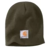 Gorro de punto con parche con el logotipo