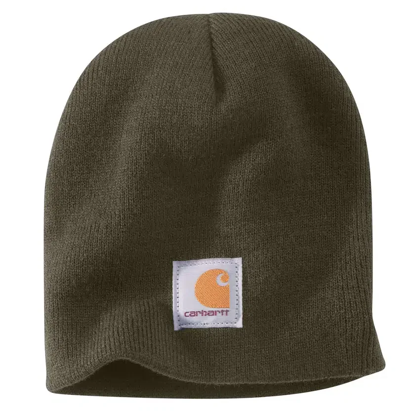 Gorro de punto con parche con el logotipo