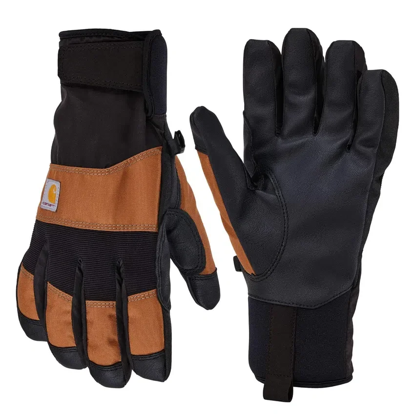Guante impermeable con forro térmico y puño seguro