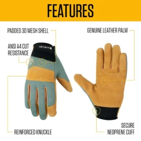 Guantes de alta destreza resistentes a cortes para mujer