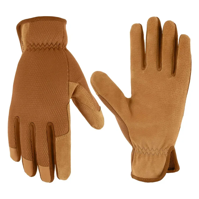 Guantes de cuero para mujer de alta destreza