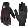 Guantes de cuero sintético para mujer, de alta destreza, sensibles al tacto y con puño seguro