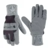 Guantes de mujer con puño de punto de ante sintético