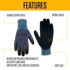 Guantes de nitrilo multiusos con agarre