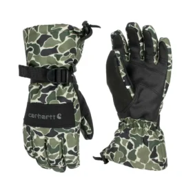 Guantes largos aislantes e impermeables para niños