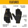 Guantes protectores para nudillos de alta destreza