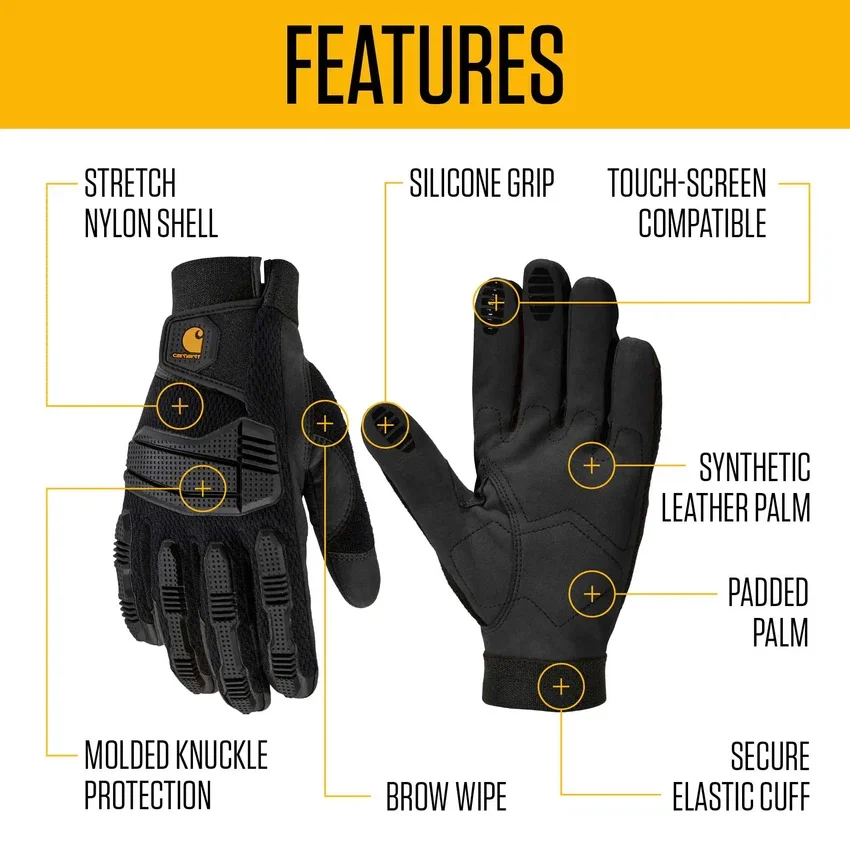 Guantes protectores para nudillos de alta destreza
