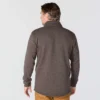 Jersey de forro polar con cremallera de un cuarto y corte holgado para hombre