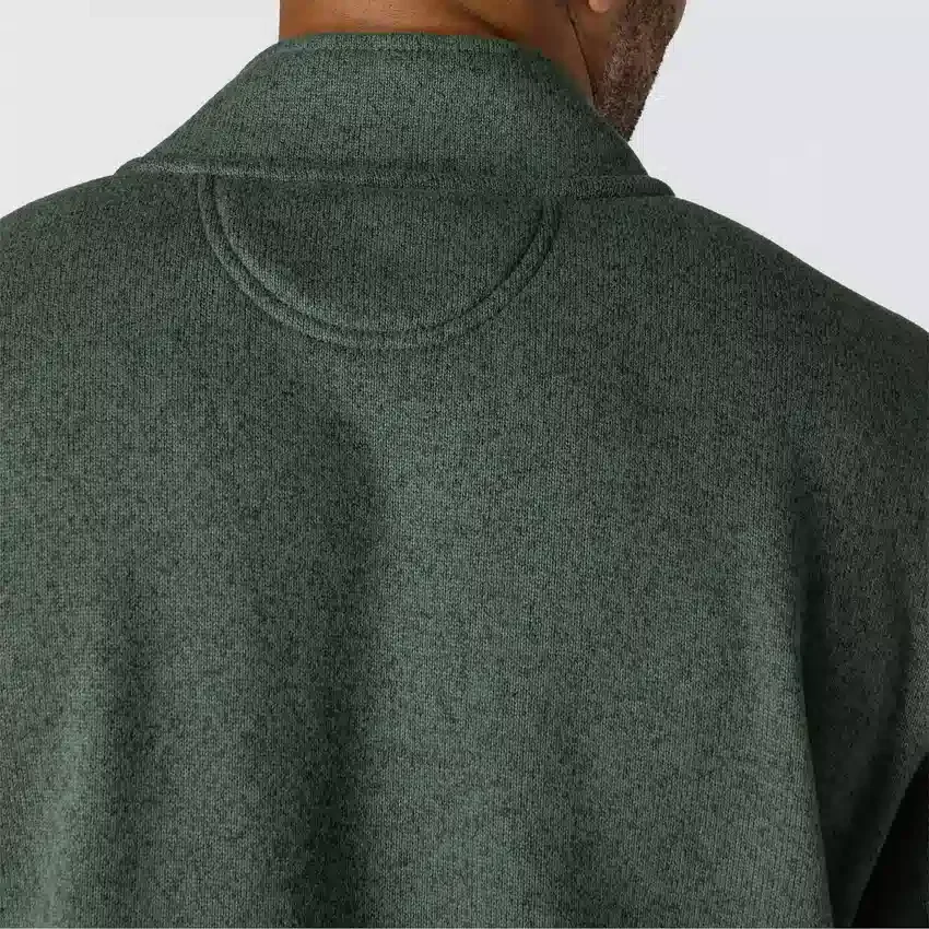 Jersey de forro polar con cremallera de un cuarto y corte holgado para hombre