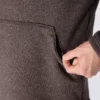 Jersey de forro polar con cremallera de un cuarto y corte holgado para hombre