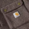 Jersey de forro polar con cremallera de un cuarto y corte holgado para hombre