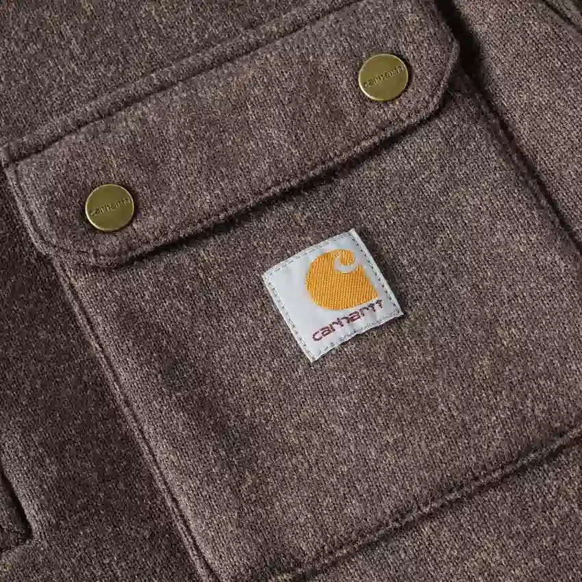 Jersey de forro polar con cremallera de un cuarto y corte holgado para hombre