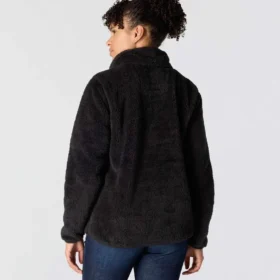 Jersey de forro polar de corte holgado para mujer