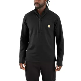 Jersey de media cremallera para hombre Force, con forro polar y tecnología de absorción de la humedad