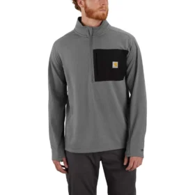 Jersey de media cremallera para hombre Force, con forro polar y tecnología de absorción de la humedad