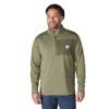 Jersey de media cremallera para hombre Force, con forro polar y tecnología de absorción de la humedad