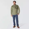 Jersey de media cremallera para hombre Force, con forro polar y tecnología de absorción de la humedad