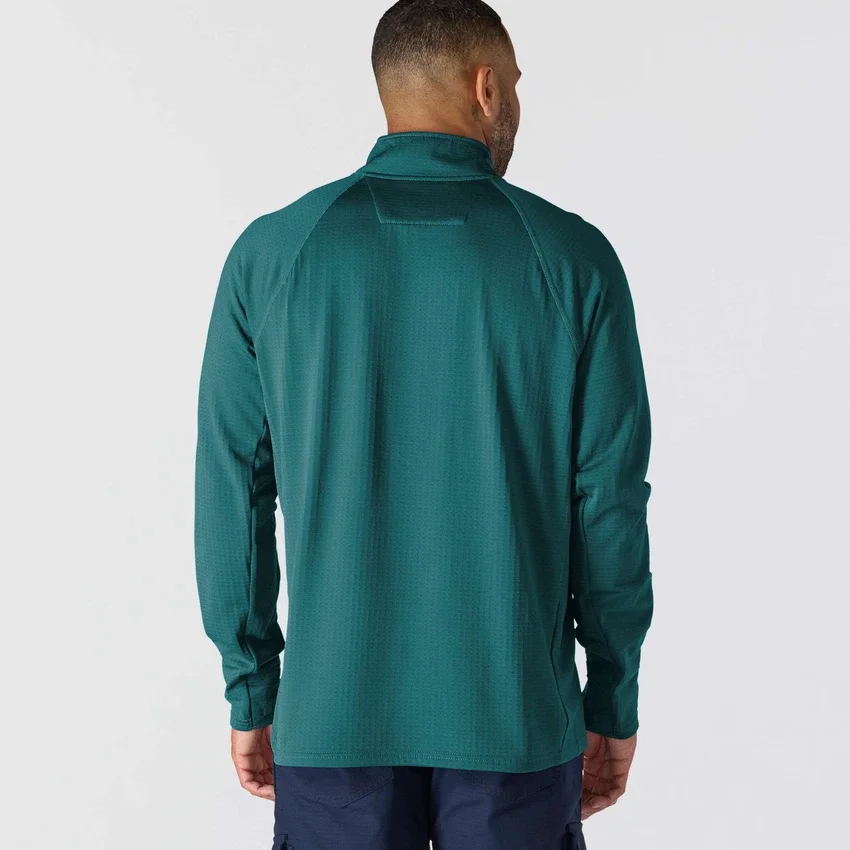 Jersey de media cremallera para hombre Force, con forro polar y tecnología de absorción de la humedad