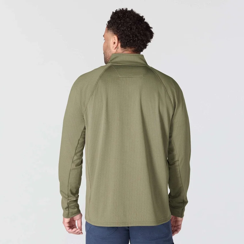 Jersey de media cremallera para hombre Force, con forro polar y tecnología de absorción de la humedad