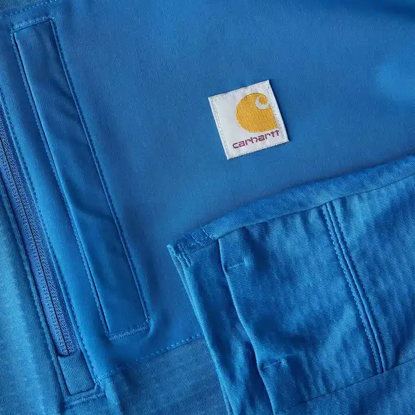 Jersey de media cremallera para hombre Force, con forro polar y tecnología de absorción de la humedad