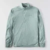 Jersey de media cremallera para hombre Force Sun Defender con protección UPF 50+ y tecnología de absorción de la humedad - Camisas de protección solar